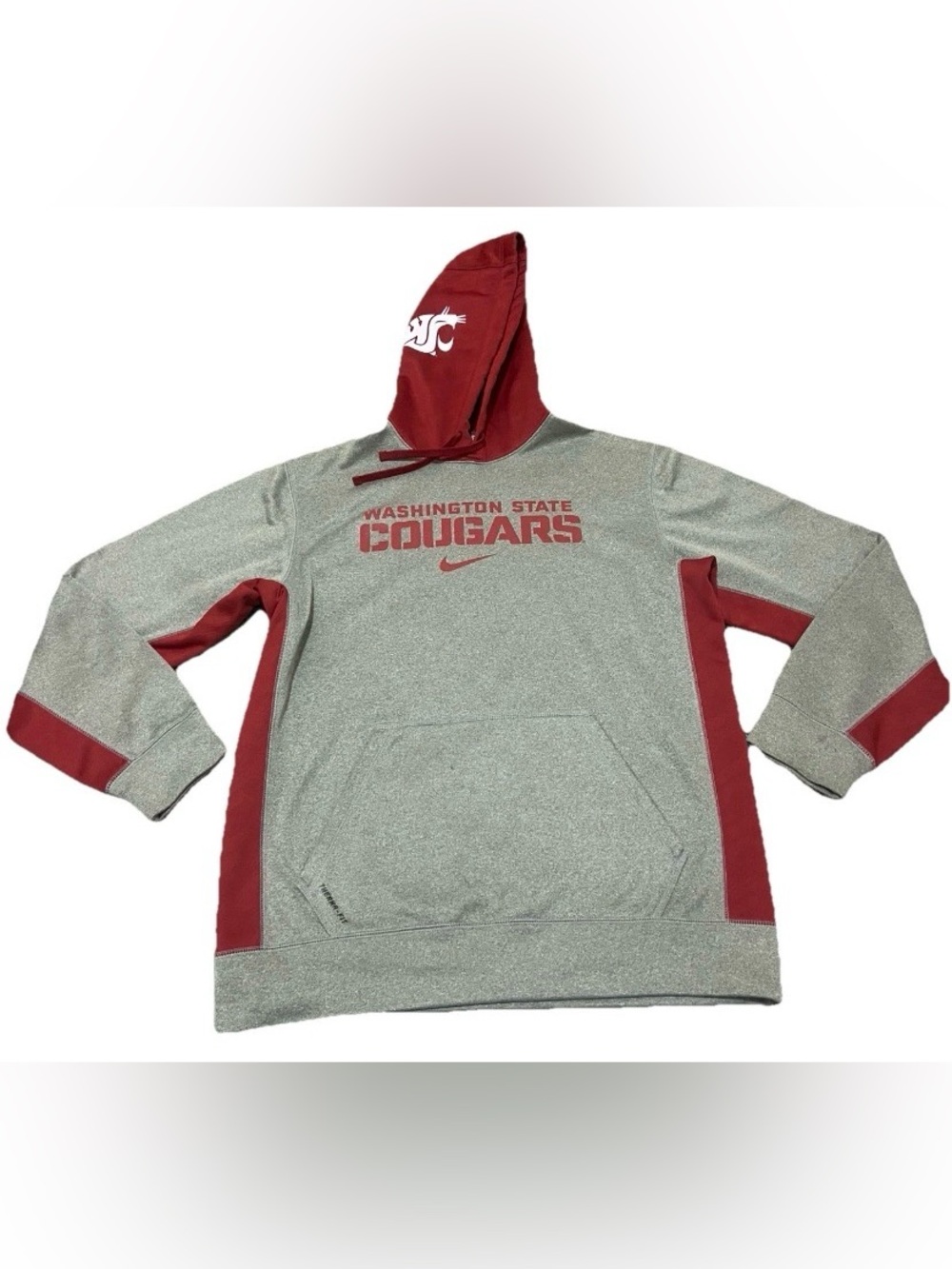 WSU Cougars Hoodie Men Medium therma fit